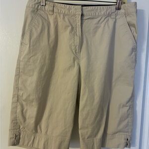 Kim Rogers Women’s Size 14 Khaki Bermuda Shorts